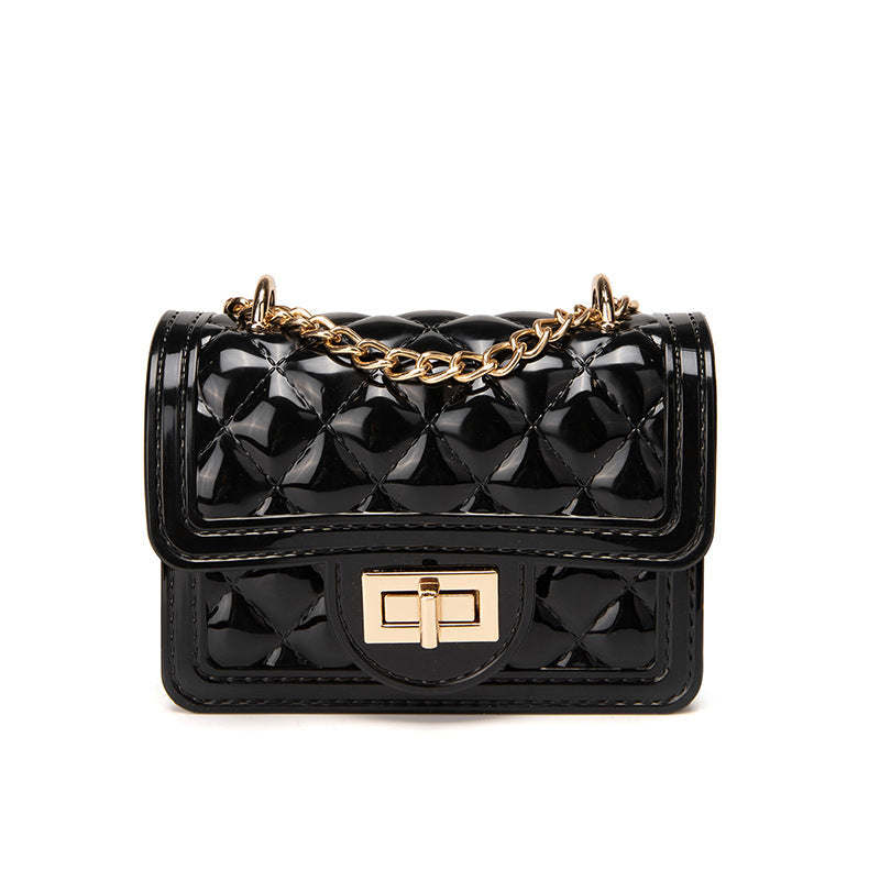 Mini Pearl Diamond Chain Bag – Elegant Winter Crossbody Purse