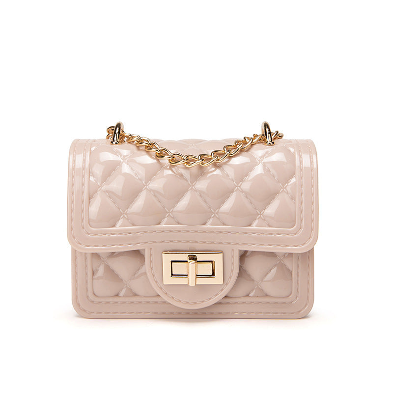 Mini Pearl Diamond Chain Bag – Elegant Winter Crossbody Purse