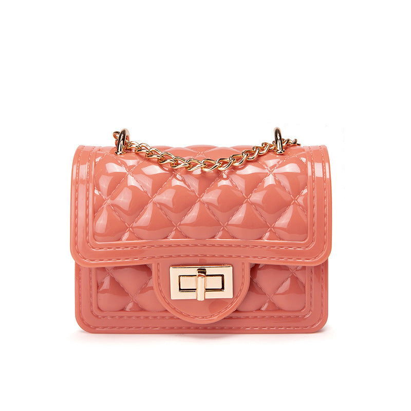 Mini Pearl Diamond Chain Bag – Elegant Winter Crossbody Purse