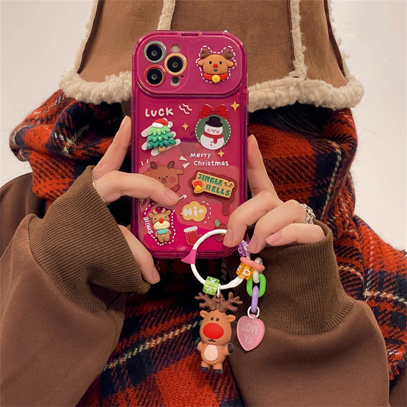 Santa Silicone iPhone Case – 3D Christmas Charm & Fall Protection