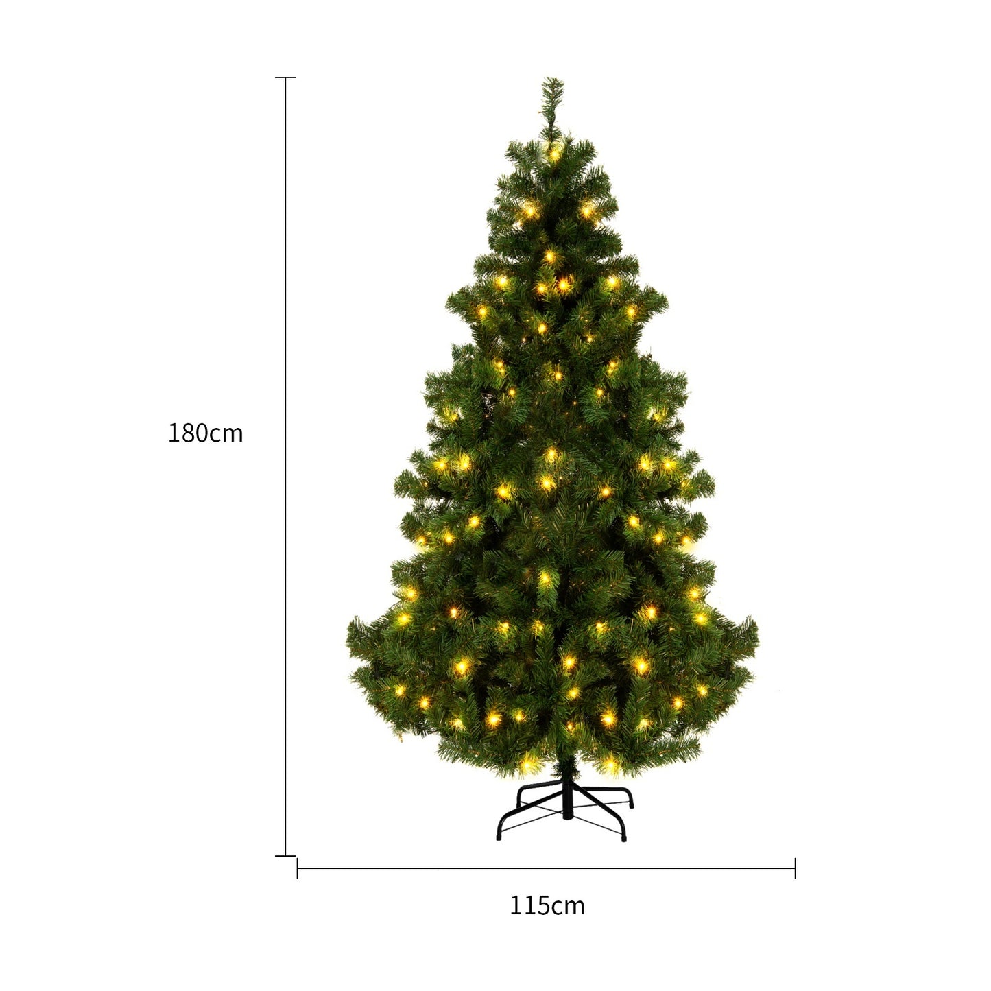 6ft Artificial Christmas Tree – Realistic Flocked Cedar for Home Decor