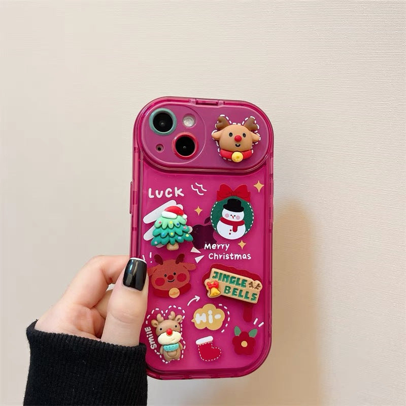 Santa Silicone iPhone Case – 3D Christmas Charm & Fall Protection