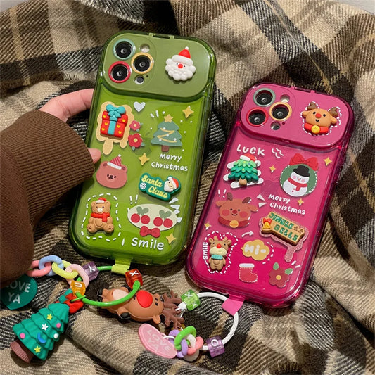 Santa Silicone iPhone Case – 3D Christmas Charm & Fall Protection