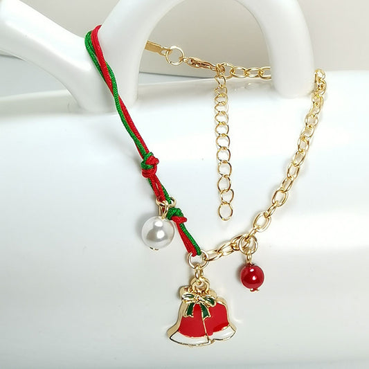 Festive Multi-Charm Christmas Bracelet