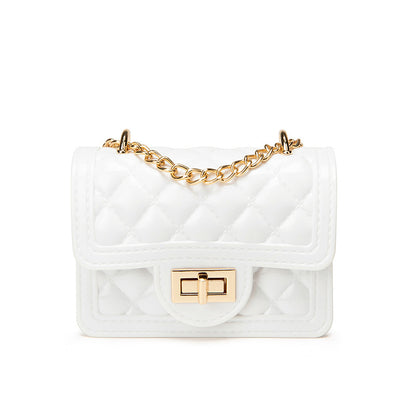 Mini Pearl Diamond Chain Bag – Elegant Winter Crossbody Purse
