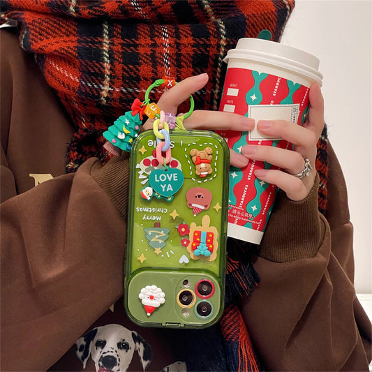 Santa Silicone iPhone Case – 3D Christmas Charm & Fall Protection