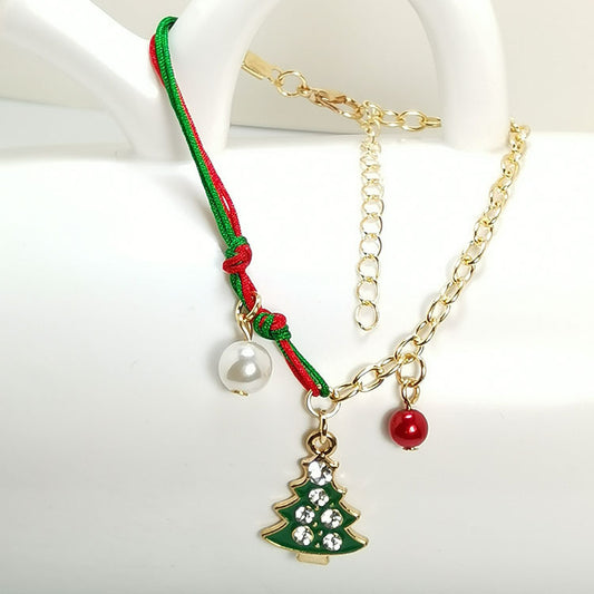 Festive Multi-Charm Christmas Bracelet